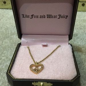 Juicy heart peace necklace